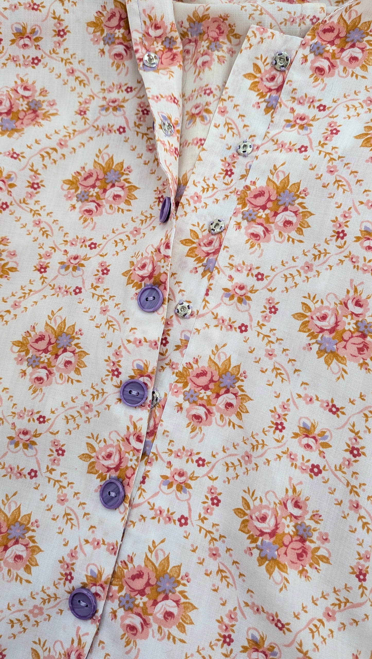 1970s floral dress Dress Rad Bonnie's Vintage