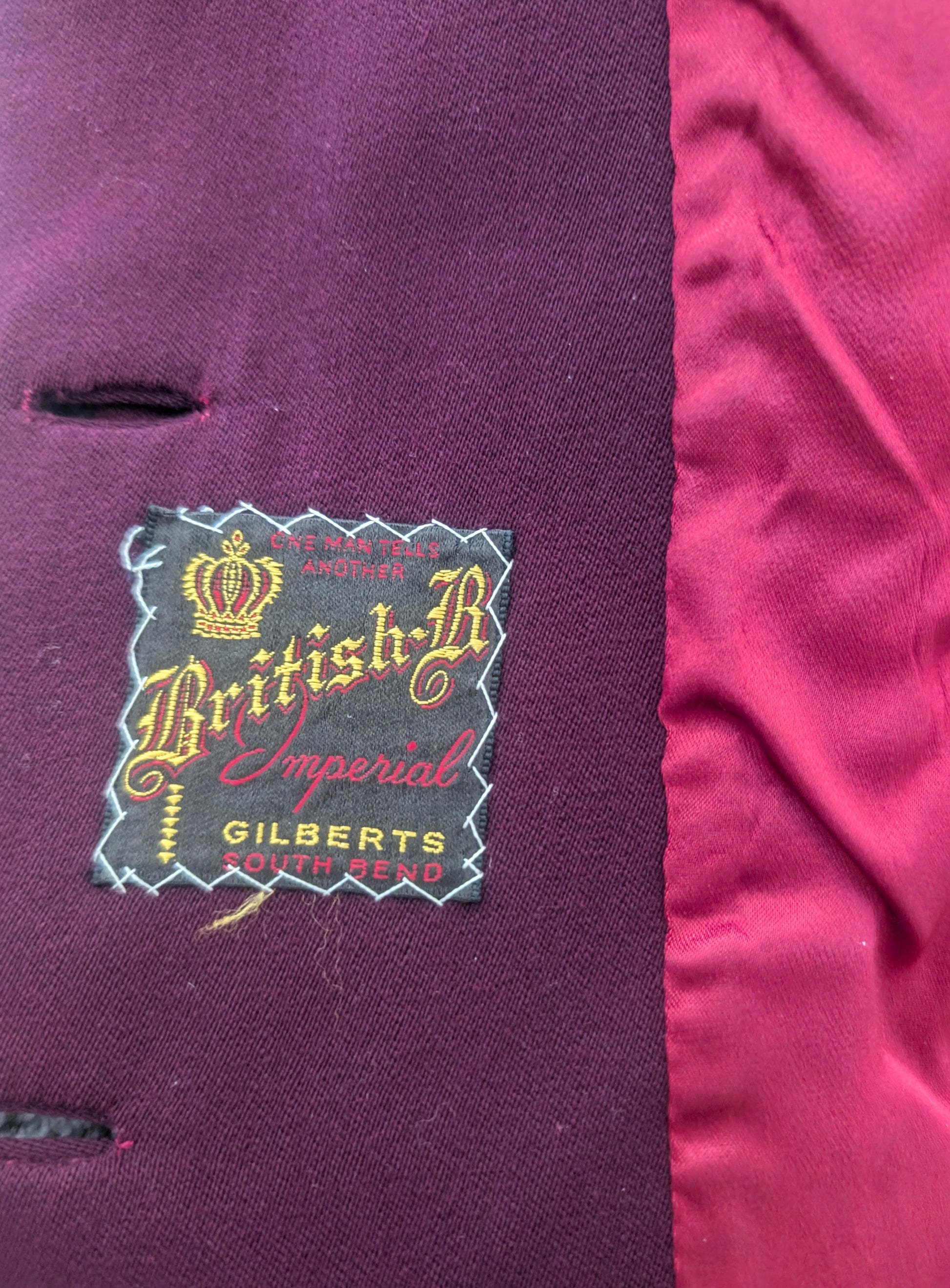 1940s burgundy skirt suit Suit Rad Bonnie's Vintage