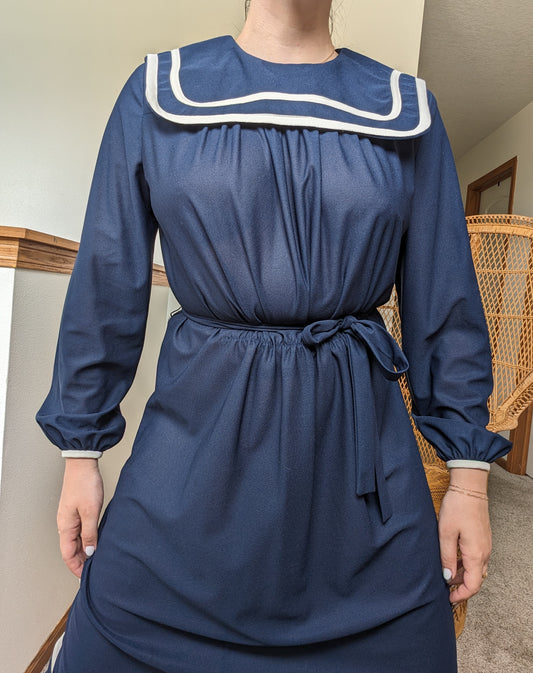 1970s sailor dress Dress Rad Bonnie's Vintage