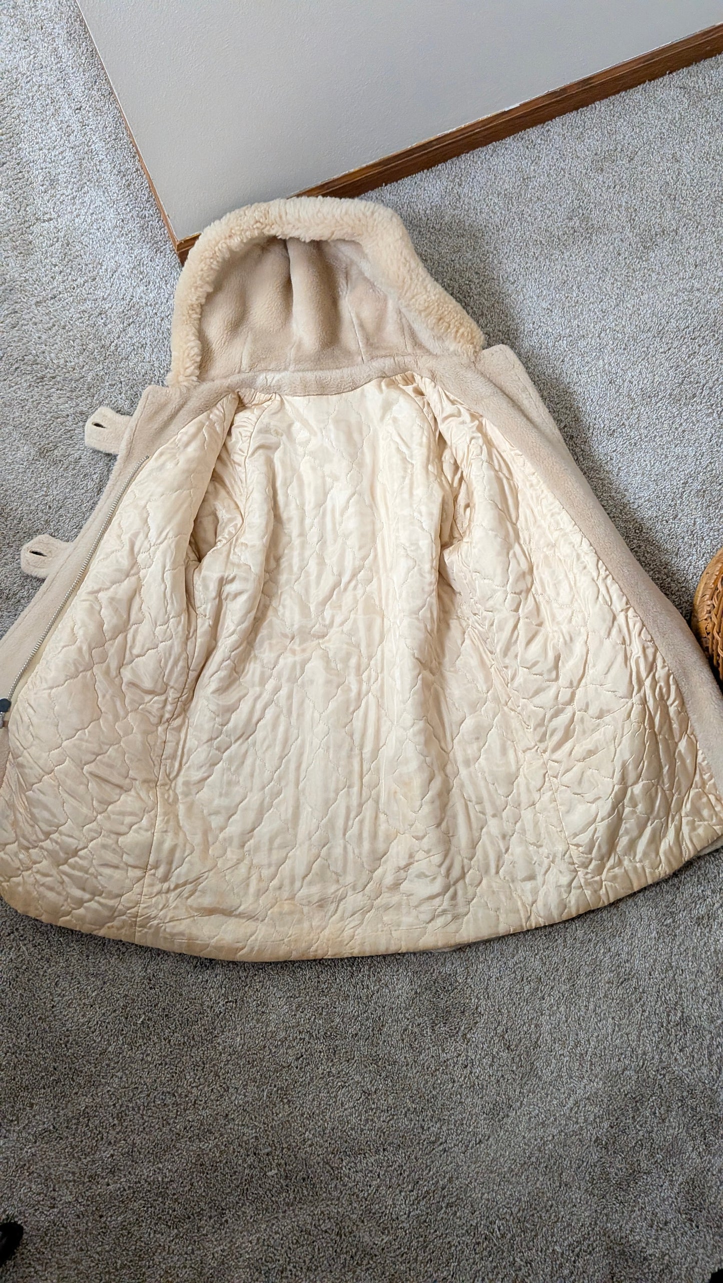 1970s sherpa coat Coat Rad Bonnie's Vintage