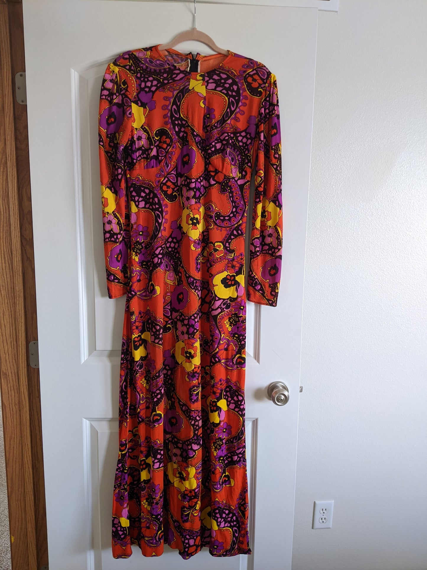 1970s Fabric Homemade Dress