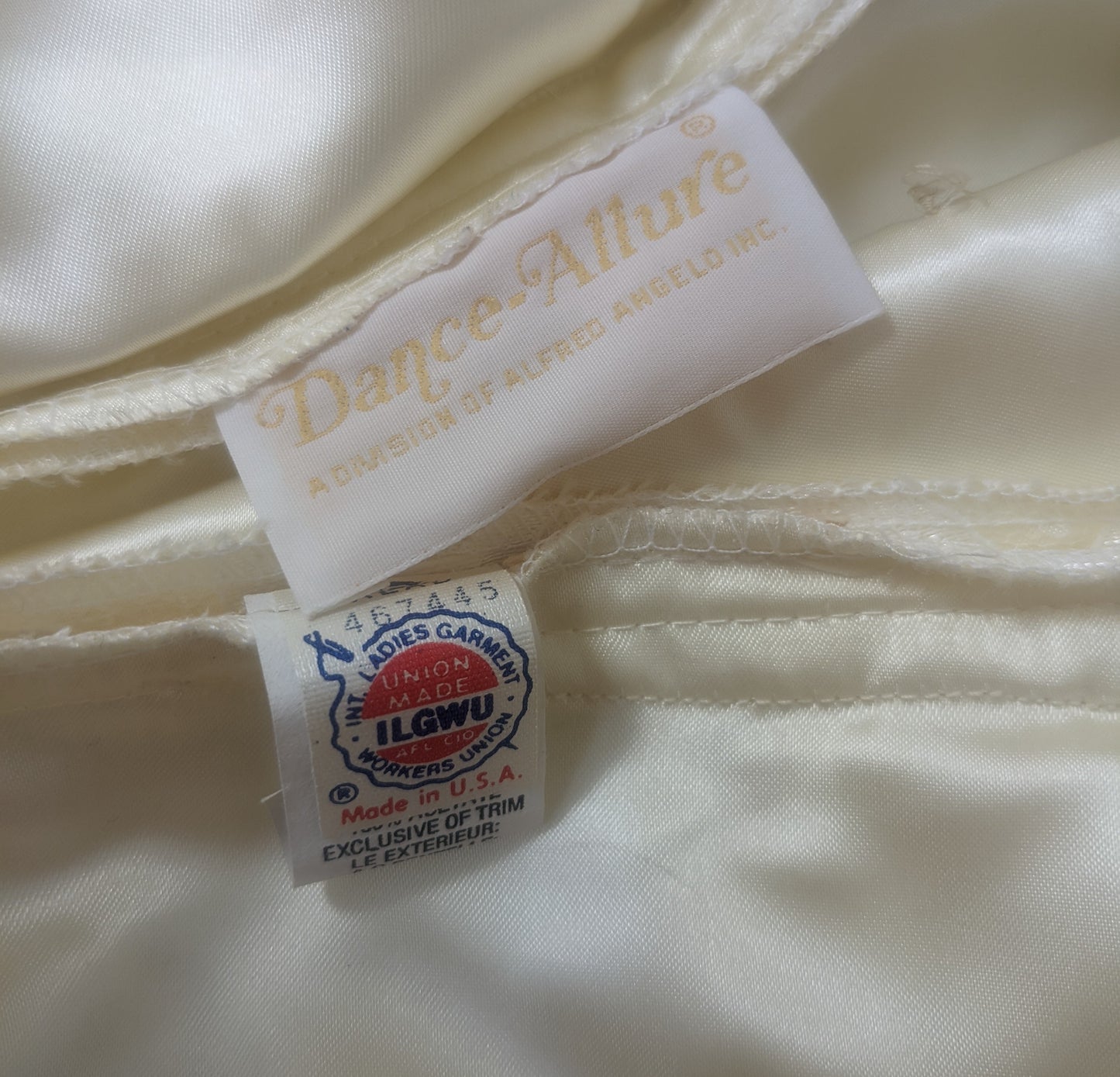 1980s Union-Made Wedding Dress