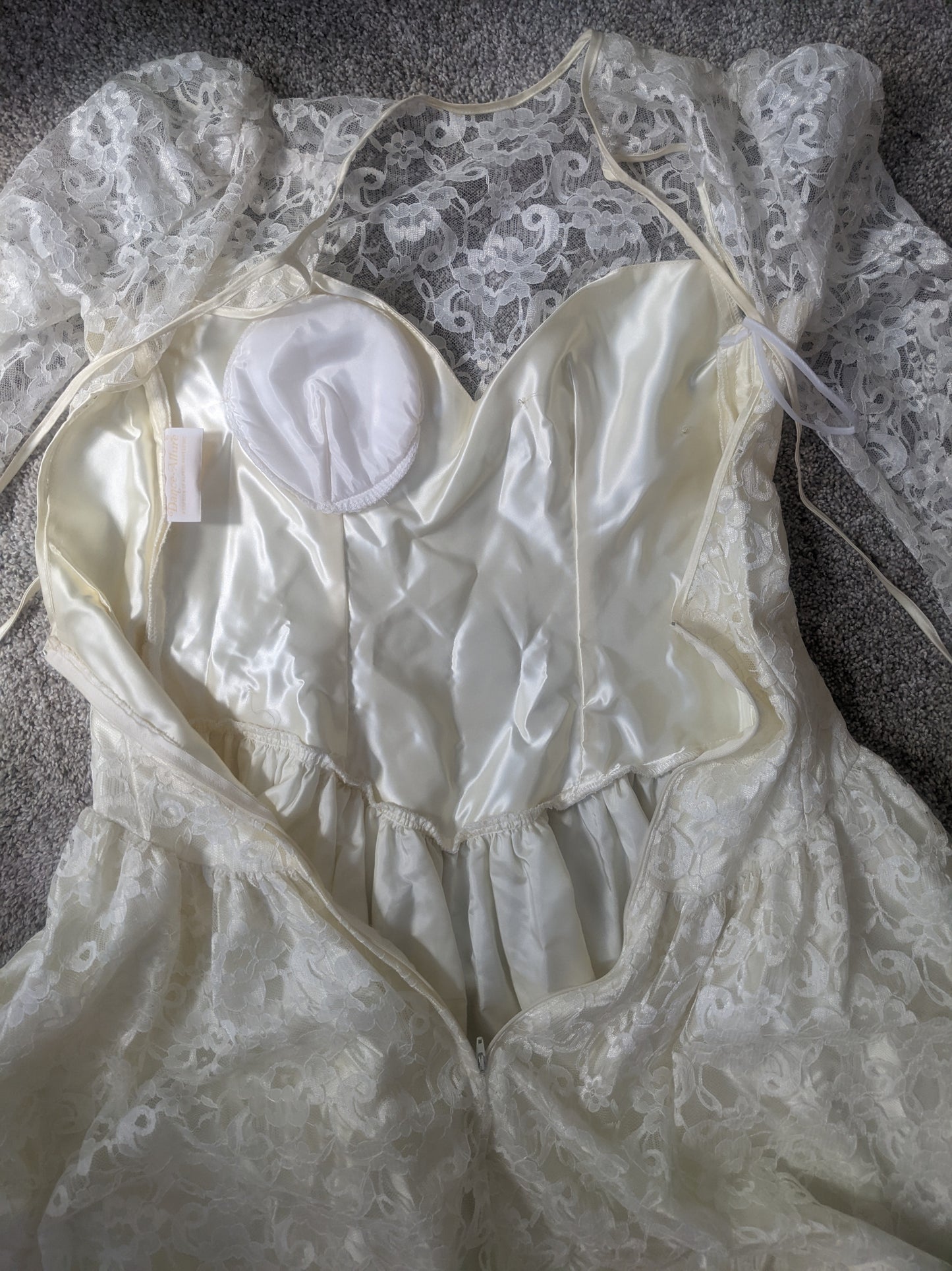 1980s Union-Made Wedding Dress