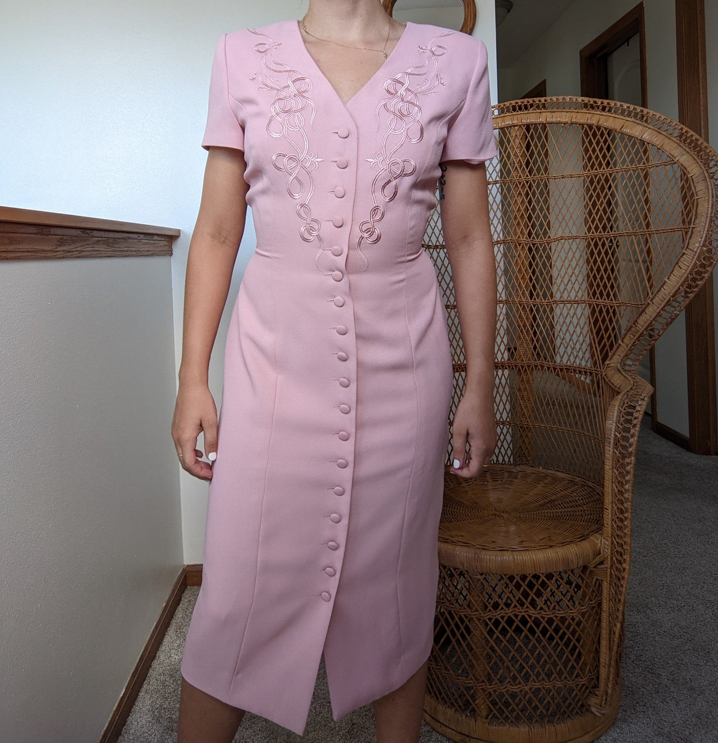 1980s Does 40s Maggy London Dress