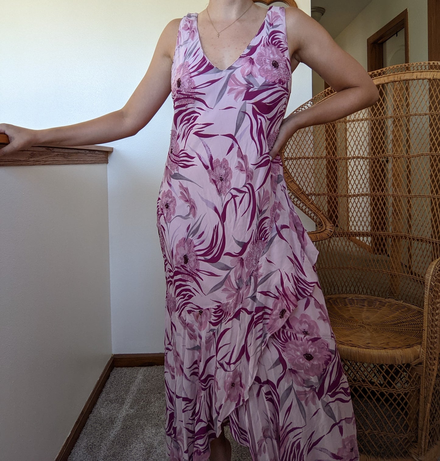 Y2K Asymmetrical Cocktail/ Prom Dress