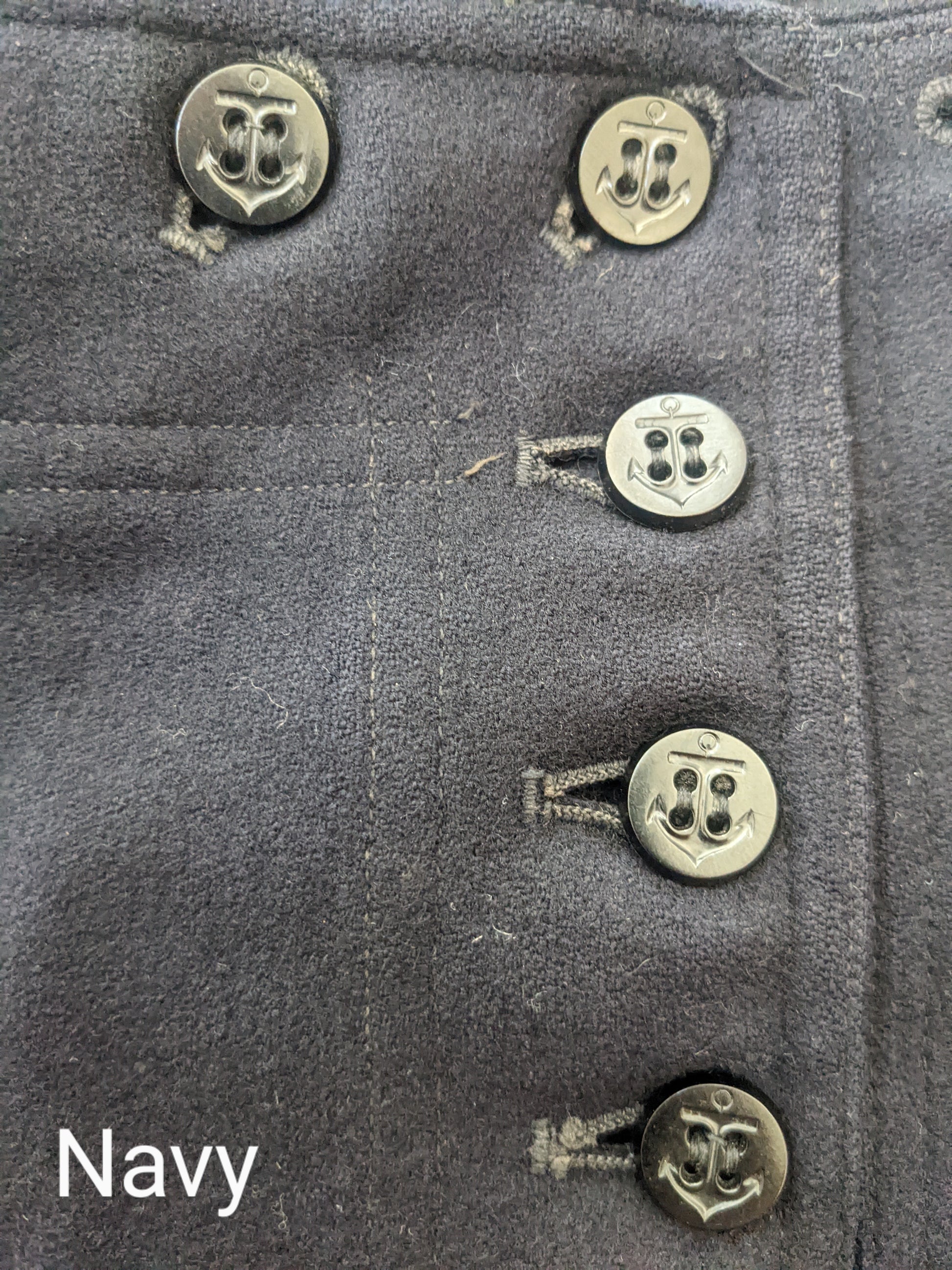1940s Navy-colored Naval Clothing Factory Pants Pants Rad Bonnie's Vintage