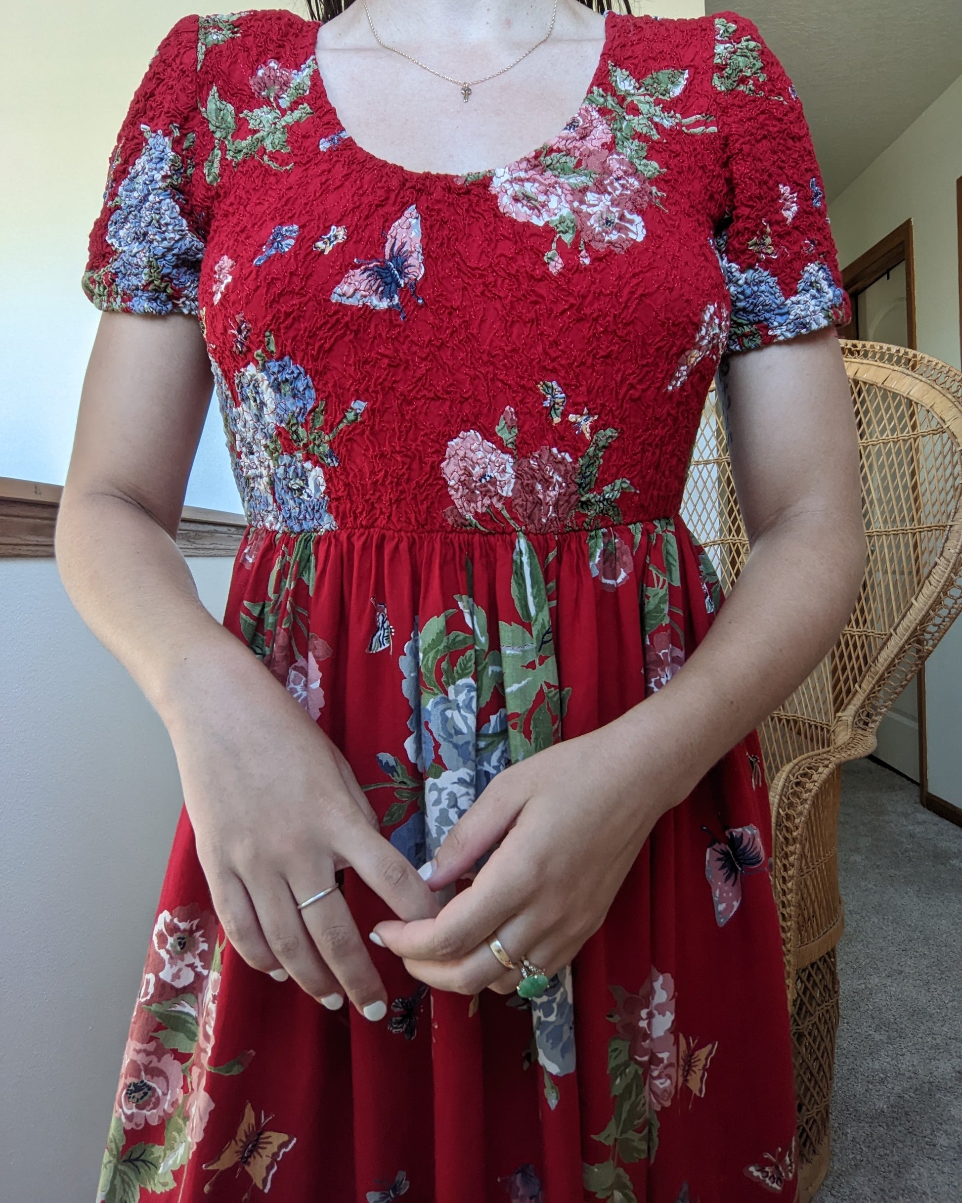 1990s Popcorn Top Dress Dress Rad Bonnie's Vintage