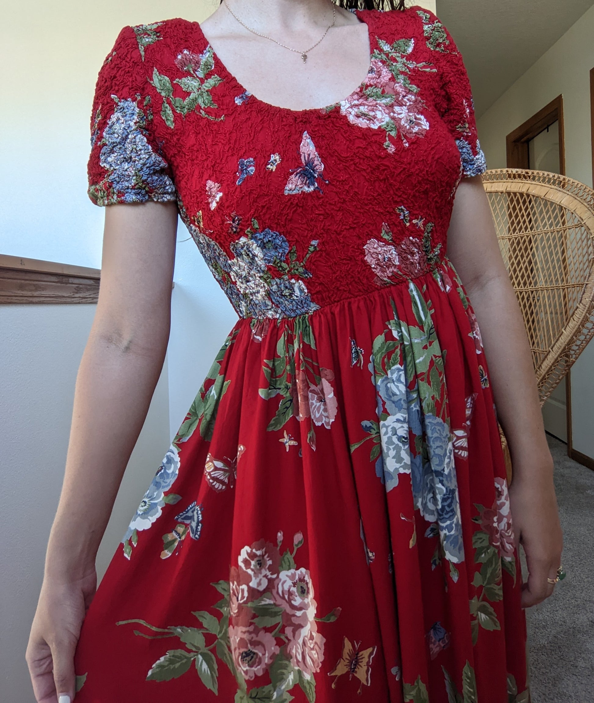 1990s Popcorn Top Dress Dress Rad Bonnie's Vintage