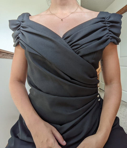 1980s Little Black Dress Dress Rad Bonnie's Vintage