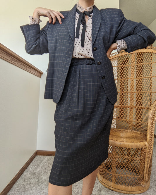 1990s Three Piece Suit Set Rad Bonnie's Vintage