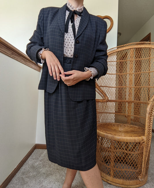 1990s Three Piece Suit Set Rad Bonnie's Vintage