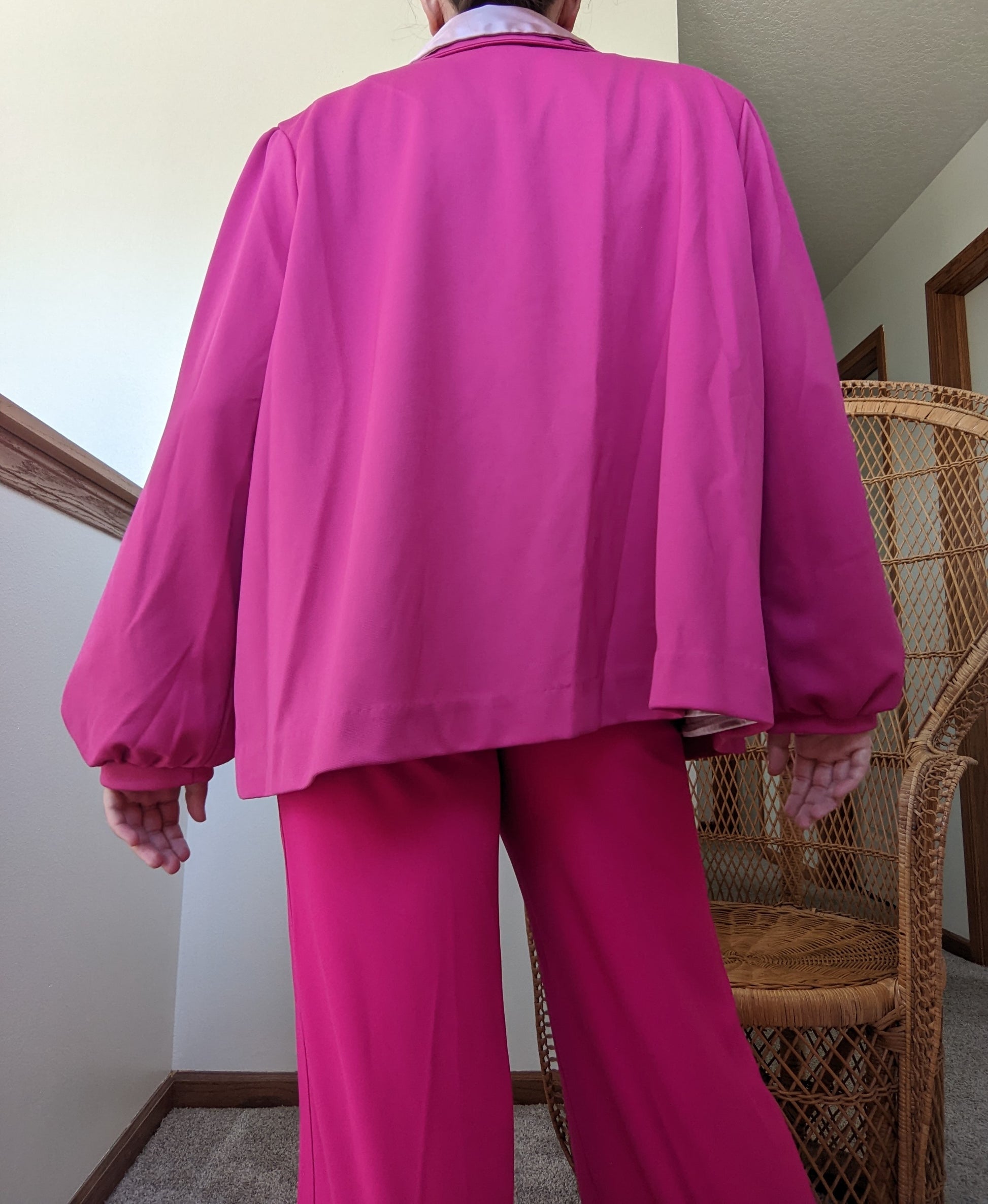 1980s Does 60s Barbie Pink Jacket Jacket Rad Bonnie's Vintage