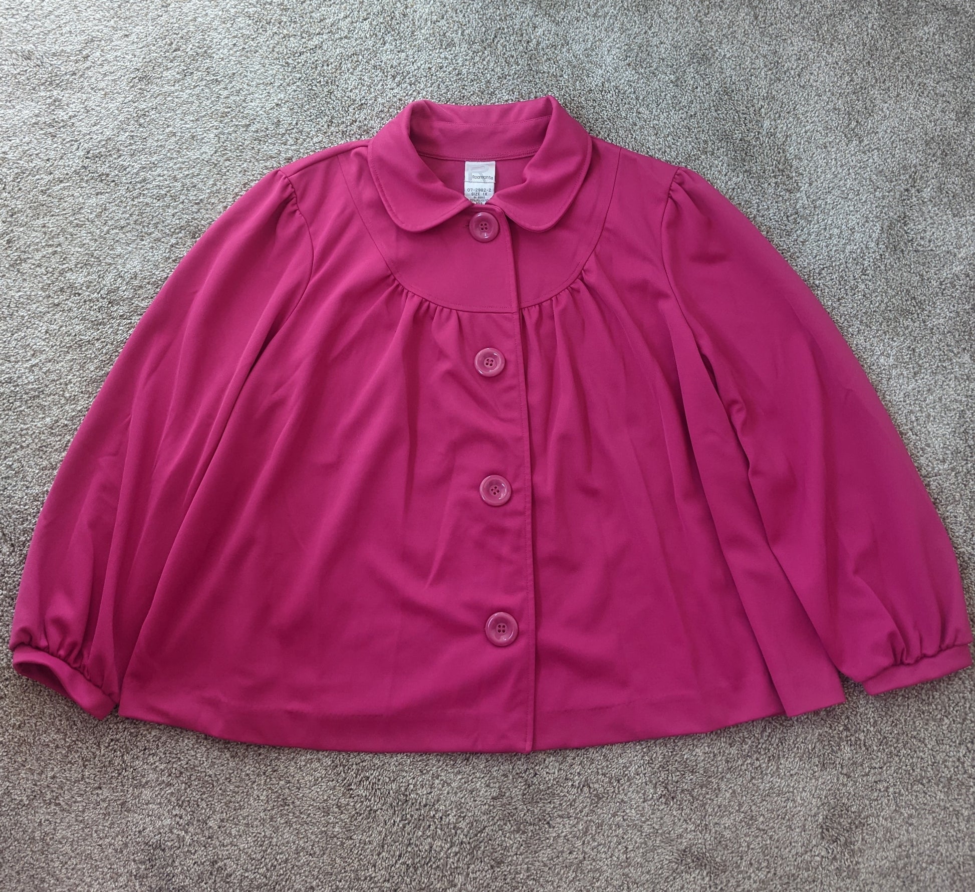 1980s Does 60s Barbie Pink Jacket Jacket Rad Bonnie's Vintage