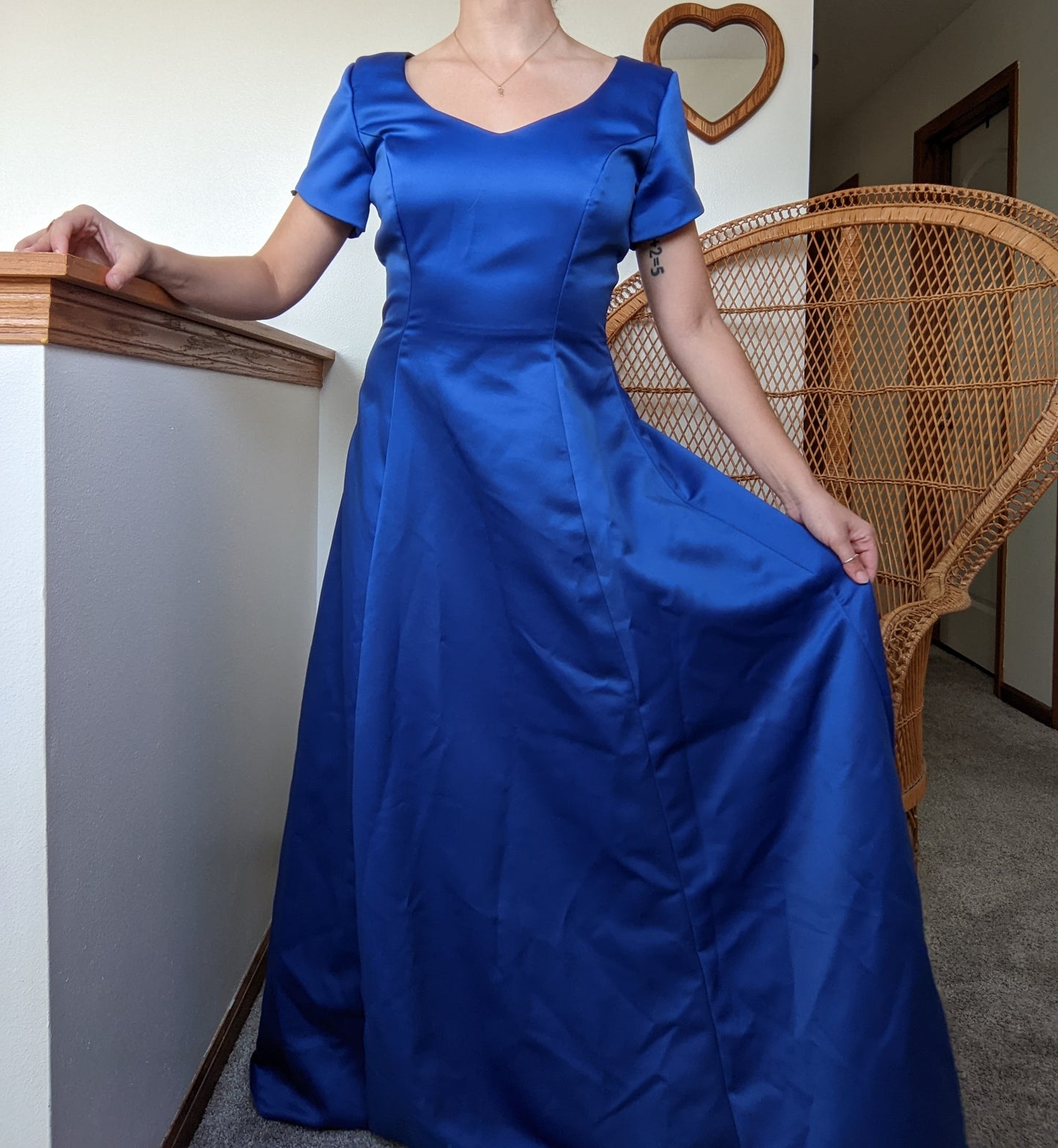 1980s Union Made Formal Dress