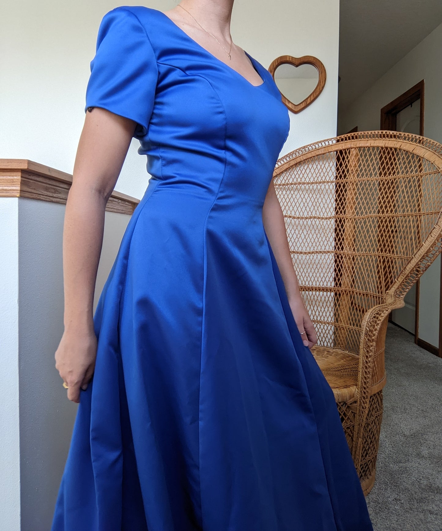 1980s Union Made Formal Dress