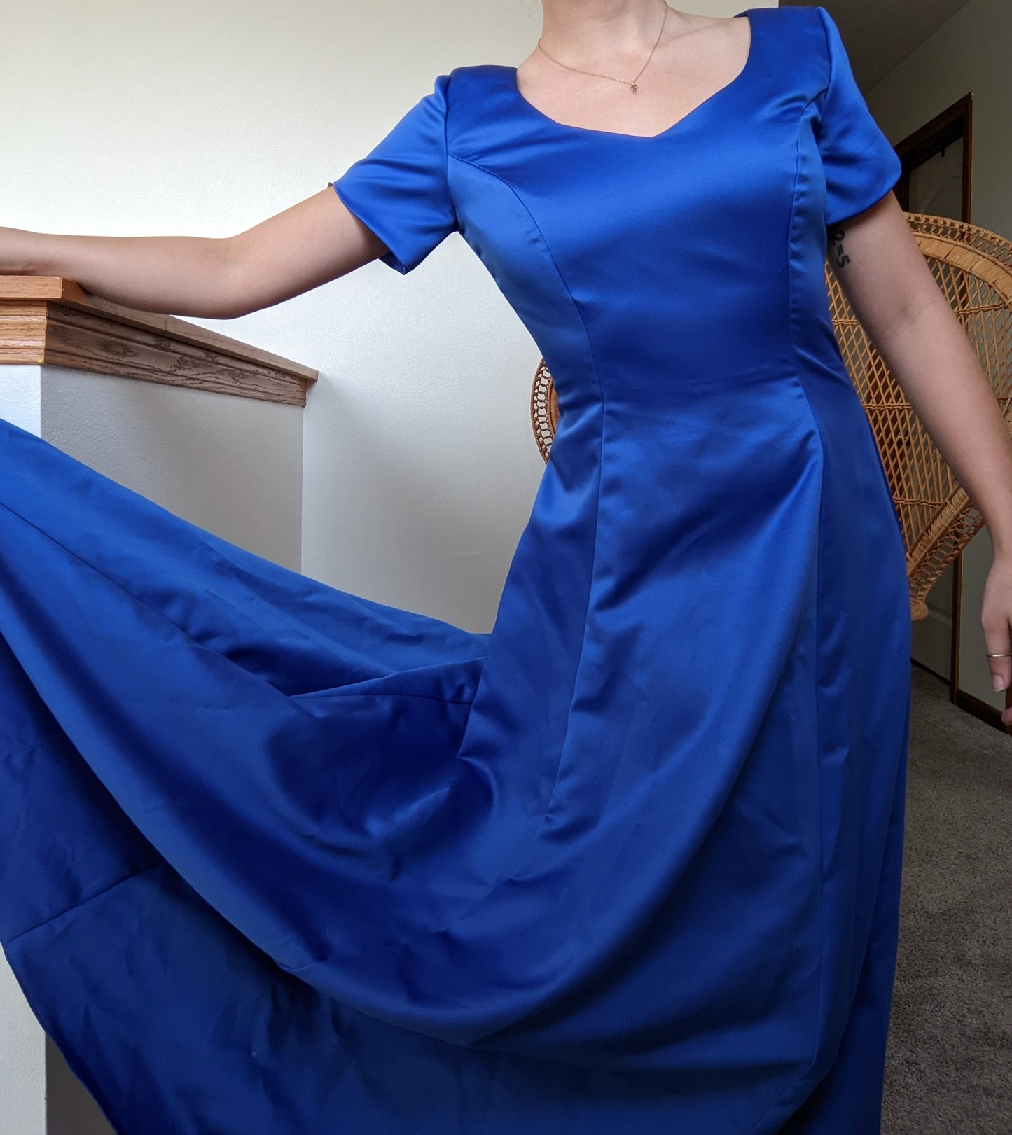 1980s Union Made Formal Dress