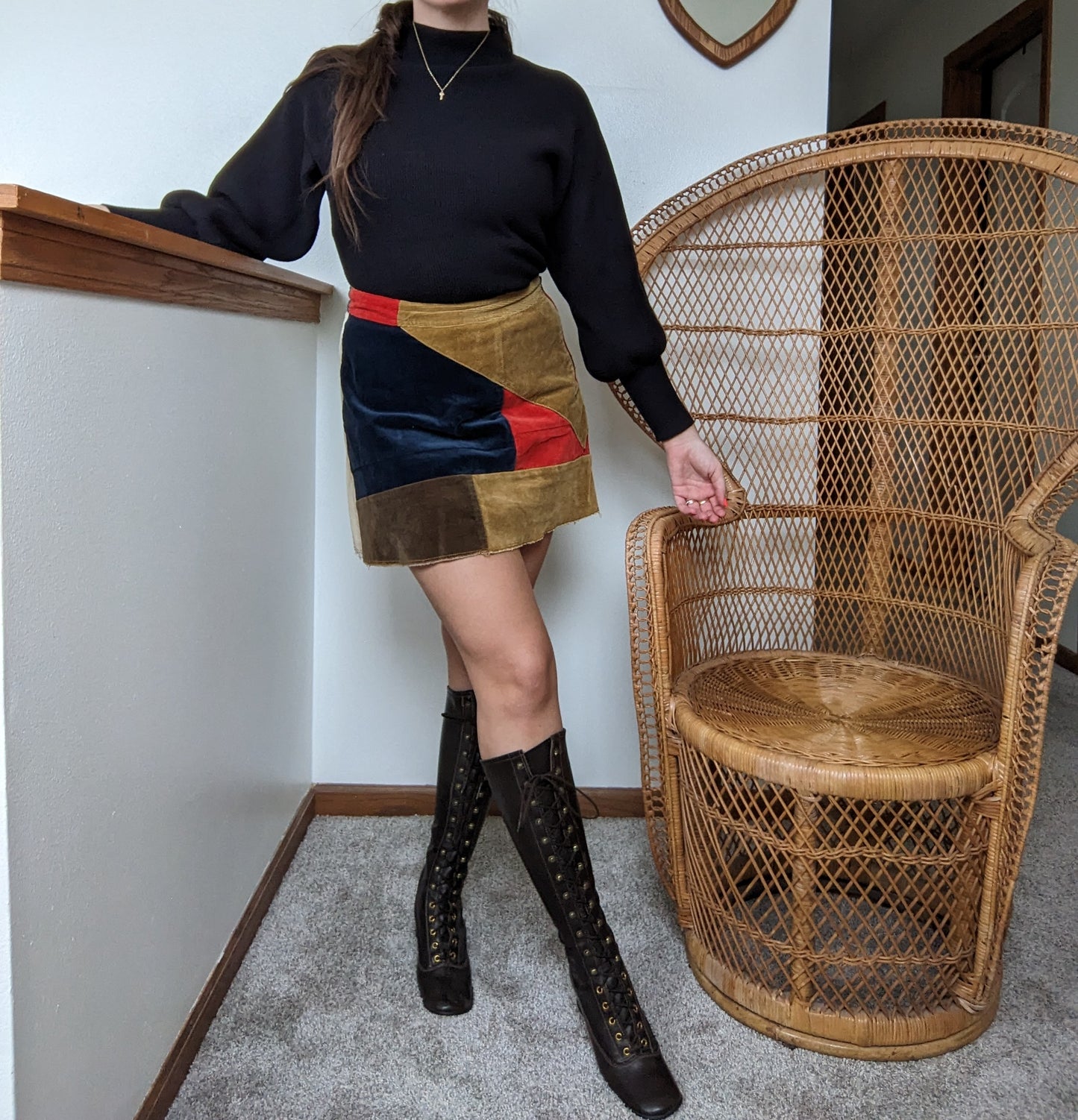 1960s Lace-up Boots Size 7.5