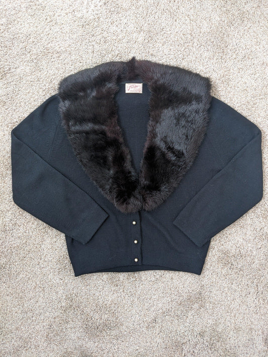 1950s 100% Acrylic Cardigan Cardigan Rad Bonnie's Vintage