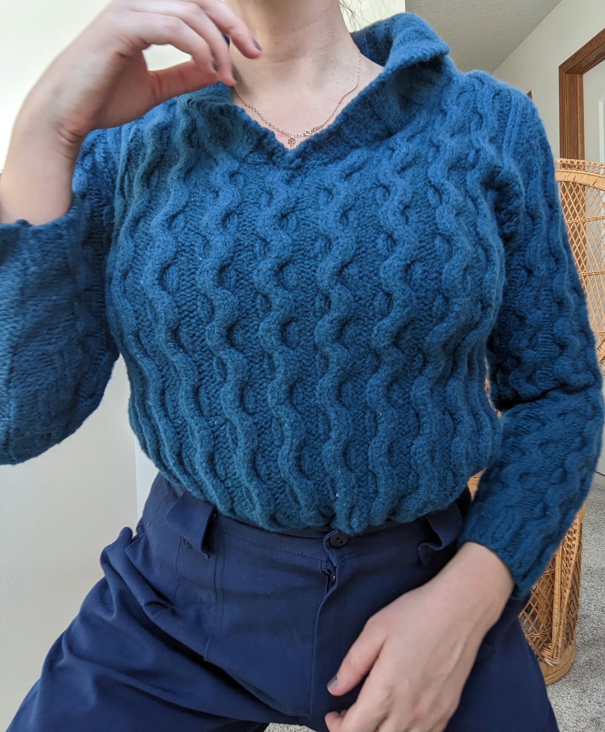 1980s 100% wool sweater Rad Bonnie's Vintage