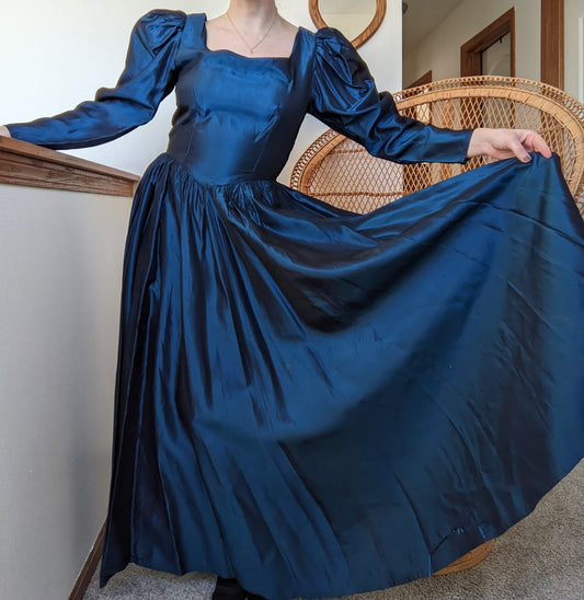 Homemade Iridescent Reanaissance Style Gown Rad Bonnie's Vintage
