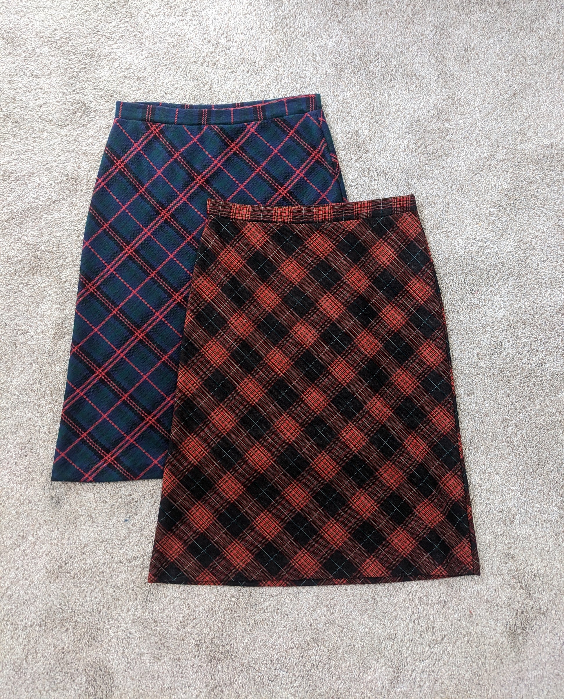 1970s Tartan Skirt Rad Bonnie's Vintage