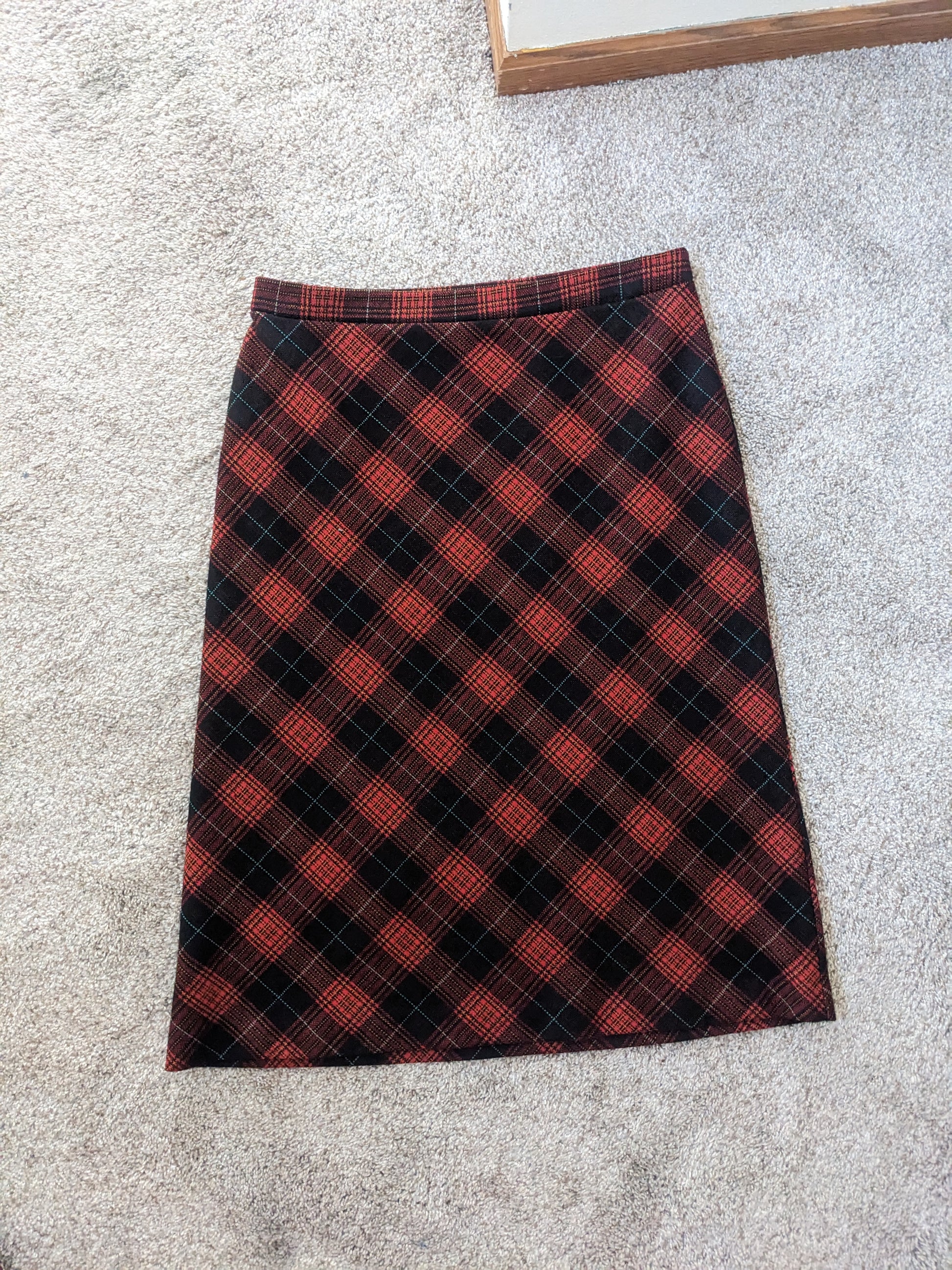 1970s Tartan Skirt Rad Bonnie's Vintage