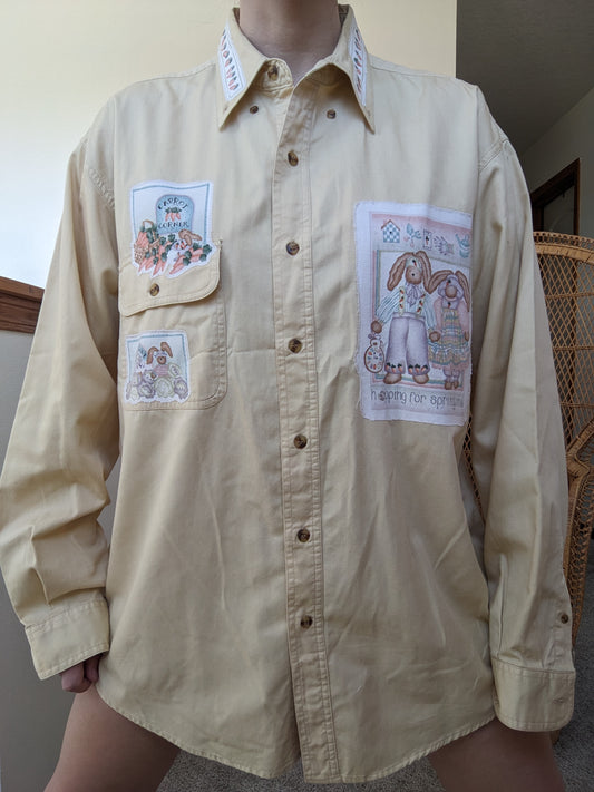 1990s spring time button up Button Up Shirt Rad Bonnie's Vintage
