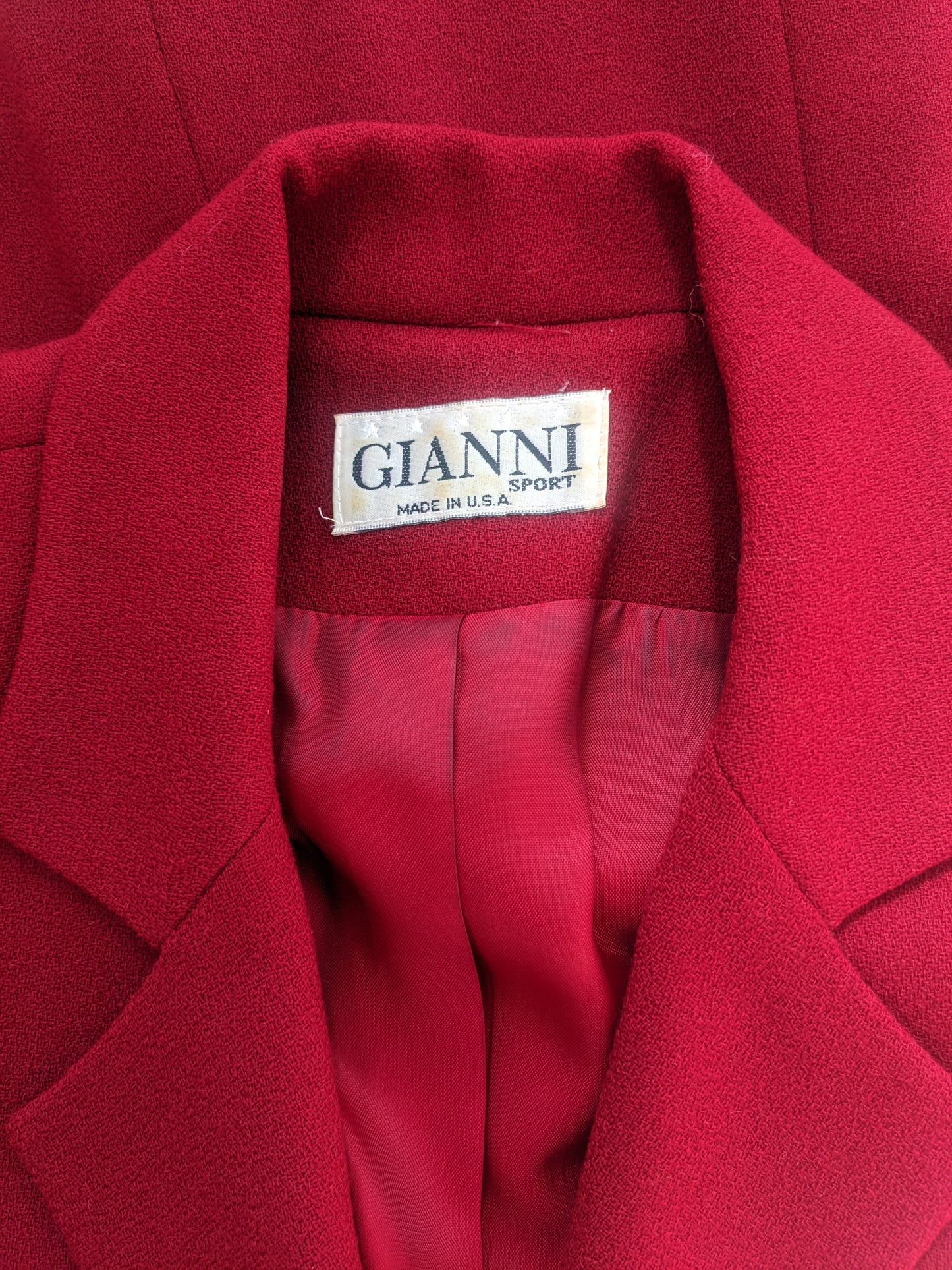 1980s Gianni Sport belted blazer
