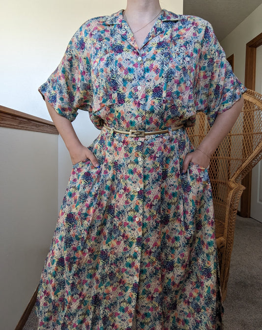 1980s Esprit dress Dress Rad Bonnie's Vintage