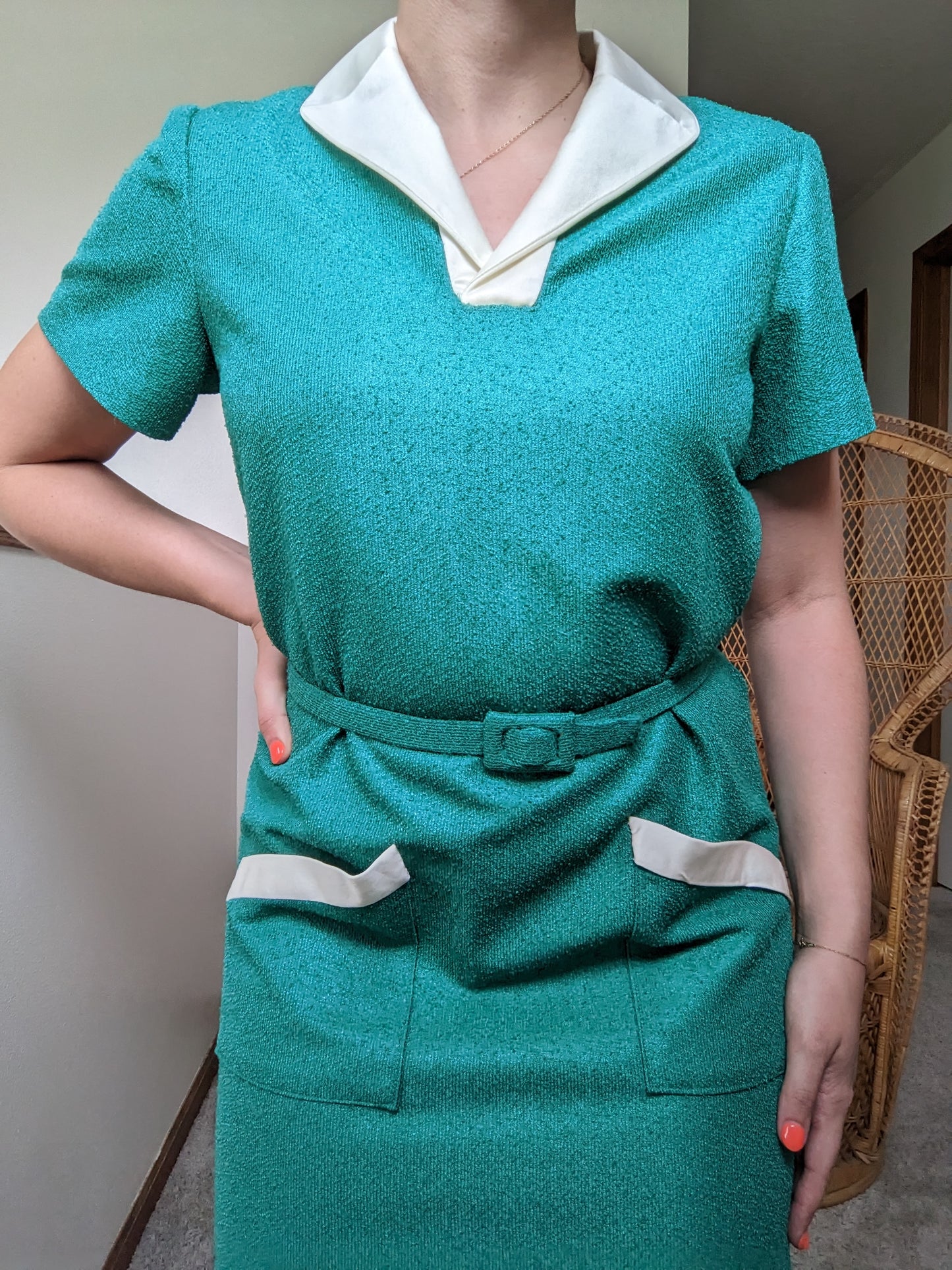 1960s spacey mod shift dress